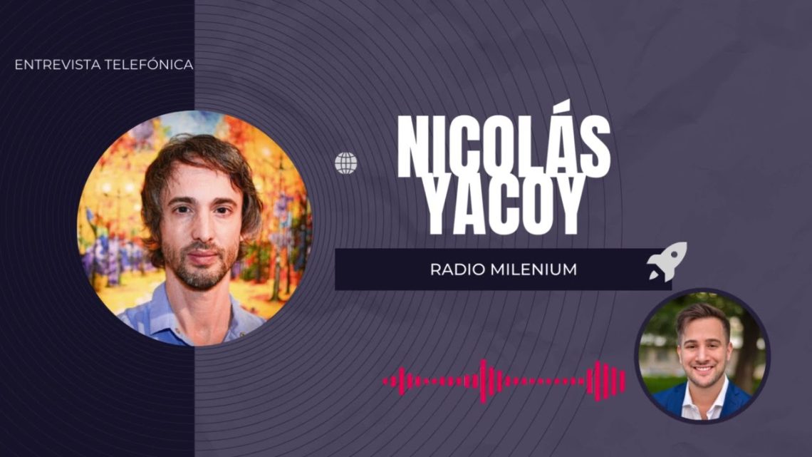 Joan Cwaik con Nicolás Yacoy