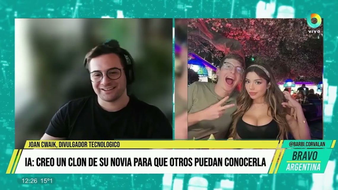 Creó un clon de su novia con IA