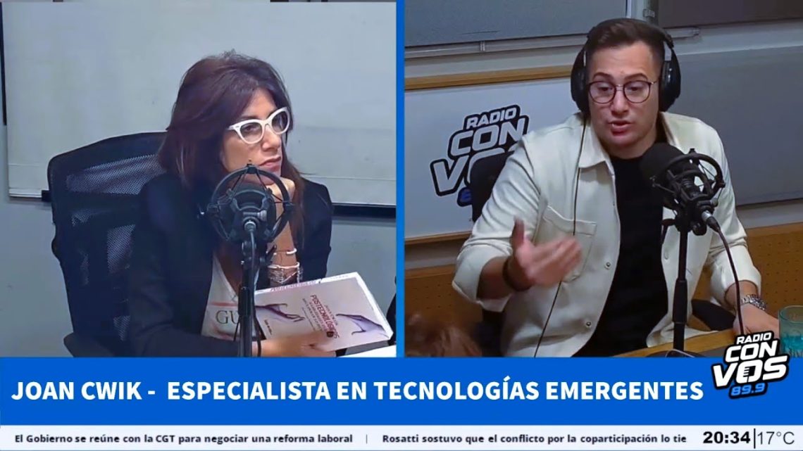Joan Cwaik con Nuria Am