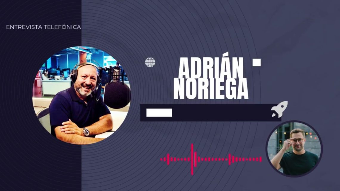 Joan Cwaik junto a Adrián Noriega